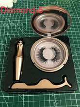 Load image into Gallery viewer, 2019 New Hot Magnetic Liquid Eyeliner &amp; Magnetic False Eyelashes &amp; Tweezer Set Waterproof Long Lasting Eyeliner False Eyelashes