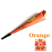 Load image into Gallery viewer, Drop Ship Indian Henna Paste Temporary Tattoo Waterproof Body Paint hena Art Cream Cone For Stencil Mehndi Body Art TSLM2