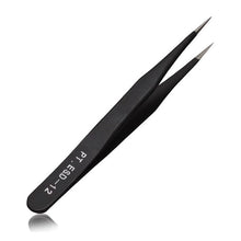 Load image into Gallery viewer, Fashion Nail Art Acrylic Gel Picking Tool Rhinestones Gem Decor Black Eyelash Tweezers DIY hand clip 1.0MM