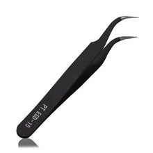 Load image into Gallery viewer, Fashion Nail Art Acrylic Gel Picking Tool Rhinestones Gem Decor Black Eyelash Tweezers DIY hand clip 1.0MM