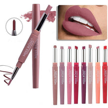 Load image into Gallery viewer, 14 Color Double-end Lip Makeup Lipstick Pencil Waterproof Long Lasting Tint Sexy Red Lip Stick Beauty Matte Liner Pen Lipstick