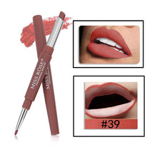 Load image into Gallery viewer, 14 Color Double-end Lip Makeup Lipstick Pencil Waterproof Long Lasting Tint Sexy Red Lip Stick Beauty Matte Liner Pen Lipstick