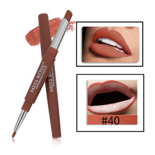 Load image into Gallery viewer, 14 Color Double-end Lip Makeup Lipstick Pencil Waterproof Long Lasting Tint Sexy Red Lip Stick Beauty Matte Liner Pen Lipstick