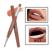 Load image into Gallery viewer, 14 Color Double-end Lip Makeup Lipstick Pencil Waterproof Long Lasting Tint Sexy Red Lip Stick Beauty Matte Liner Pen Lipstick