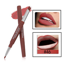 Load image into Gallery viewer, 14 Color Double-end Lip Makeup Lipstick Pencil Waterproof Long Lasting Tint Sexy Red Lip Stick Beauty Matte Liner Pen Lipstick