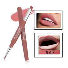 Load image into Gallery viewer, 14 Color Double-end Lip Makeup Lipstick Pencil Waterproof Long Lasting Tint Sexy Red Lip Stick Beauty Matte Liner Pen Lipstick